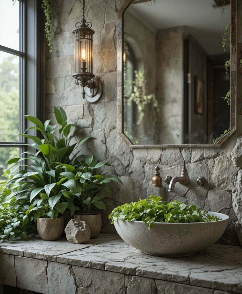 Bathroom Plant Decor