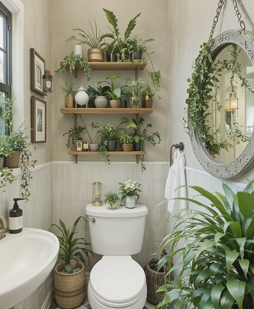 Bathroom Plant Decor