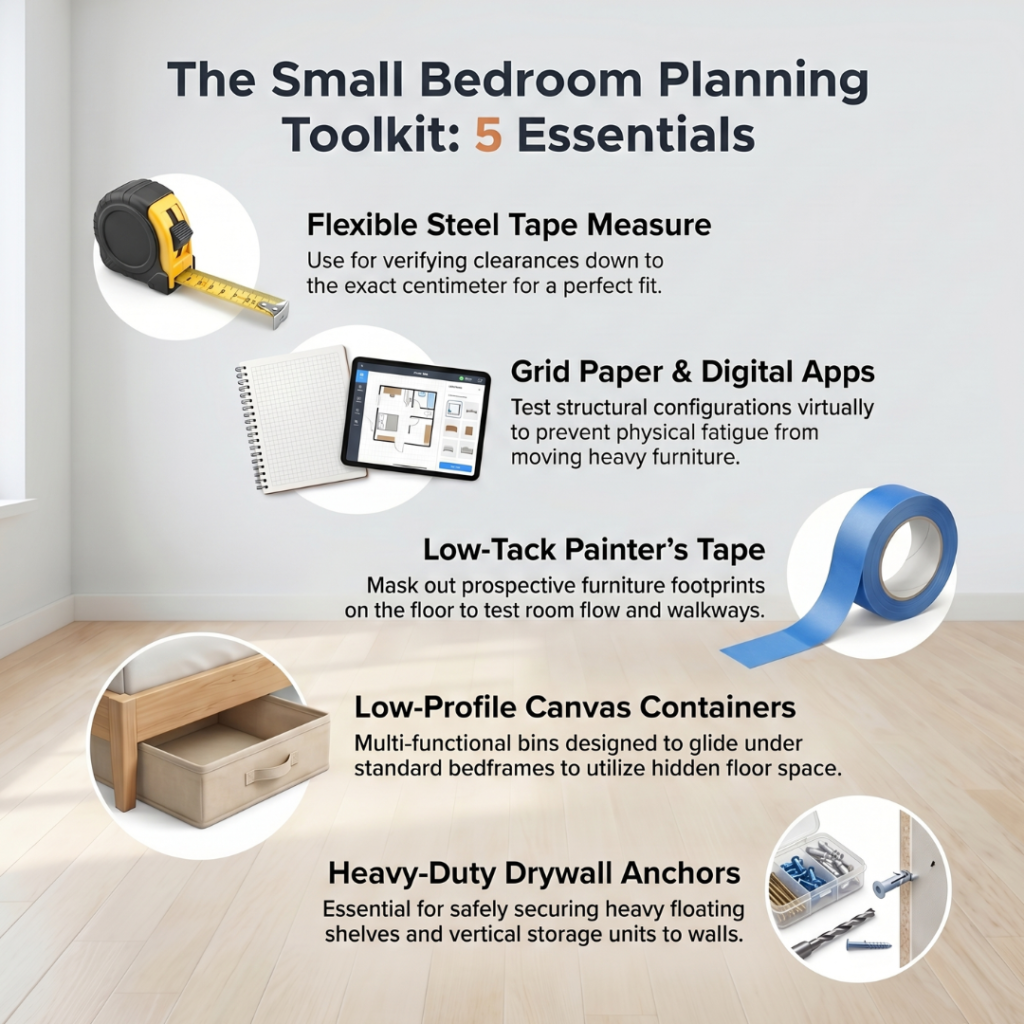 How to Arrange a Small Bedroom