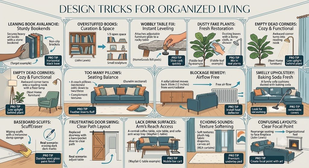 Common Living Room Issues and Smart Solutions: A Designer’s Fix Guide