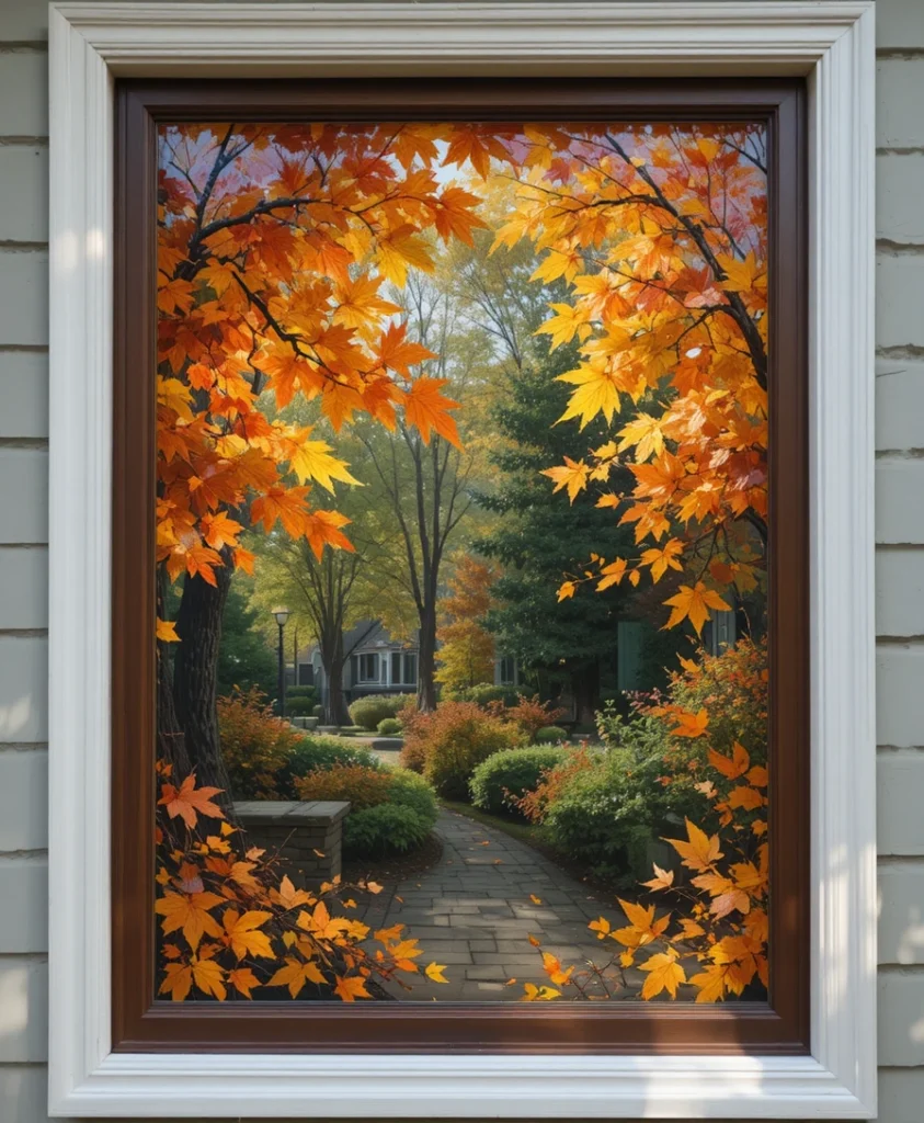 Fall Window Painting Ideas