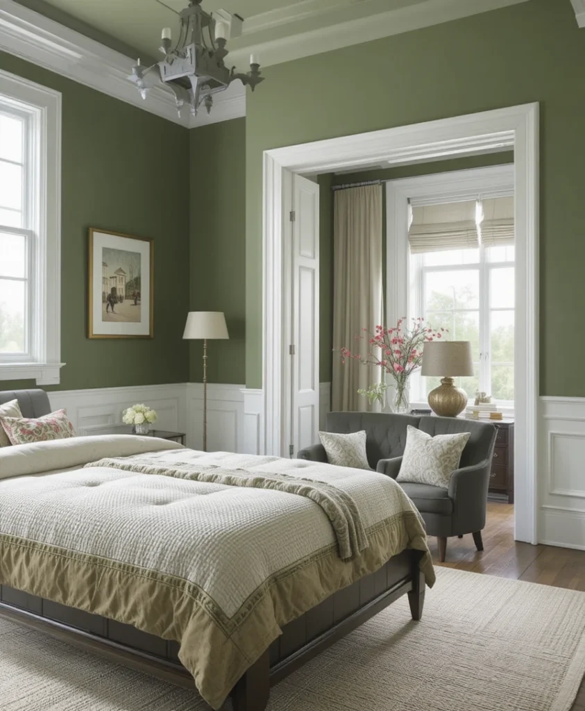 Olive Green Bedroom Decor
