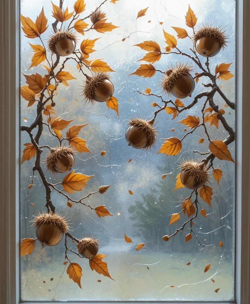 Fall Window Painting Ideas