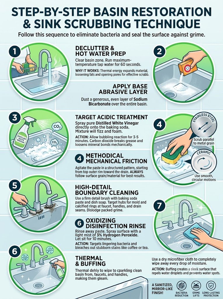 Why is Your Hidden Germ Factory Disguised as a Kitchen Basin? The Truth About Sink Scrubbing