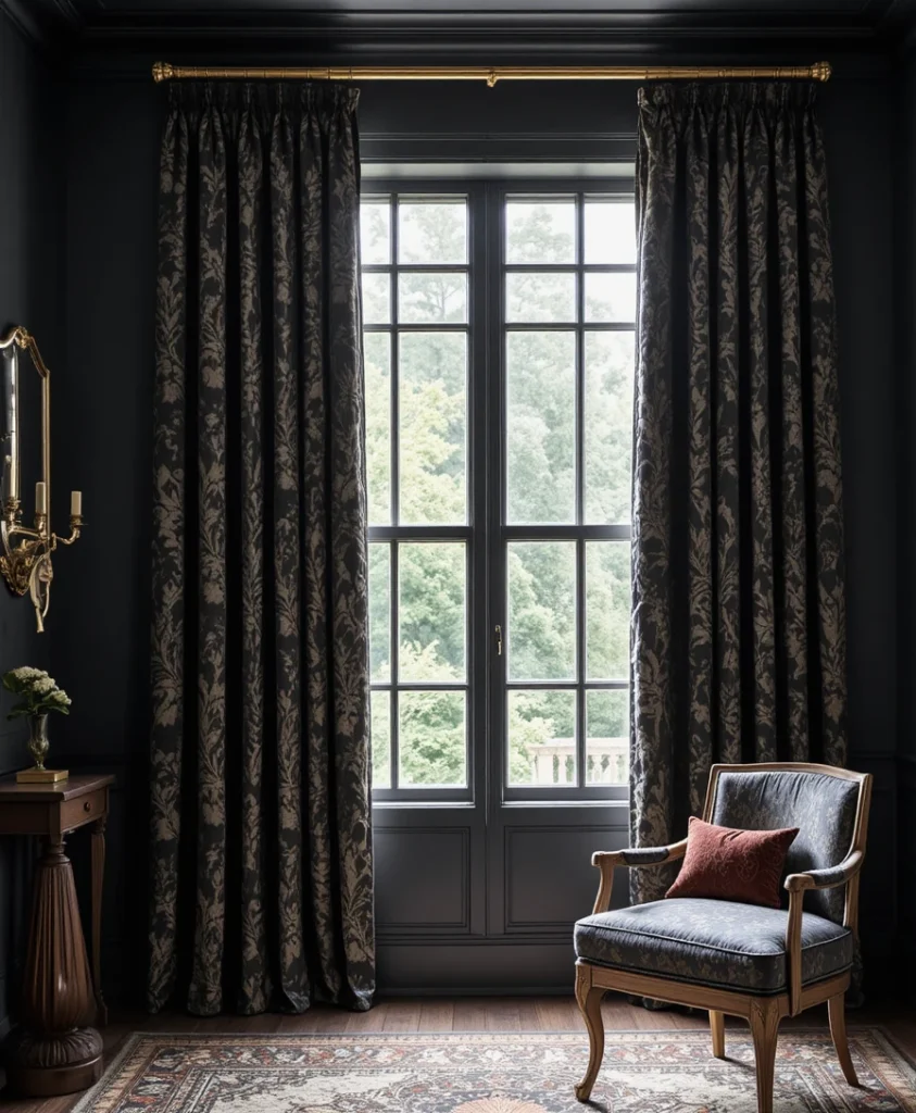 Black Nouveau Decor
