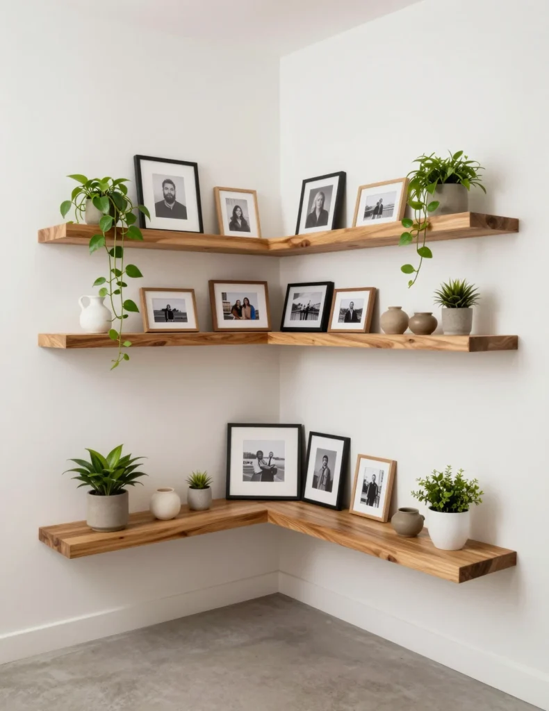 Corner Wall Gallery Ideas