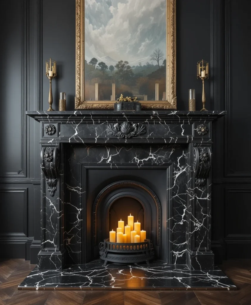 Black Nouveau Decor