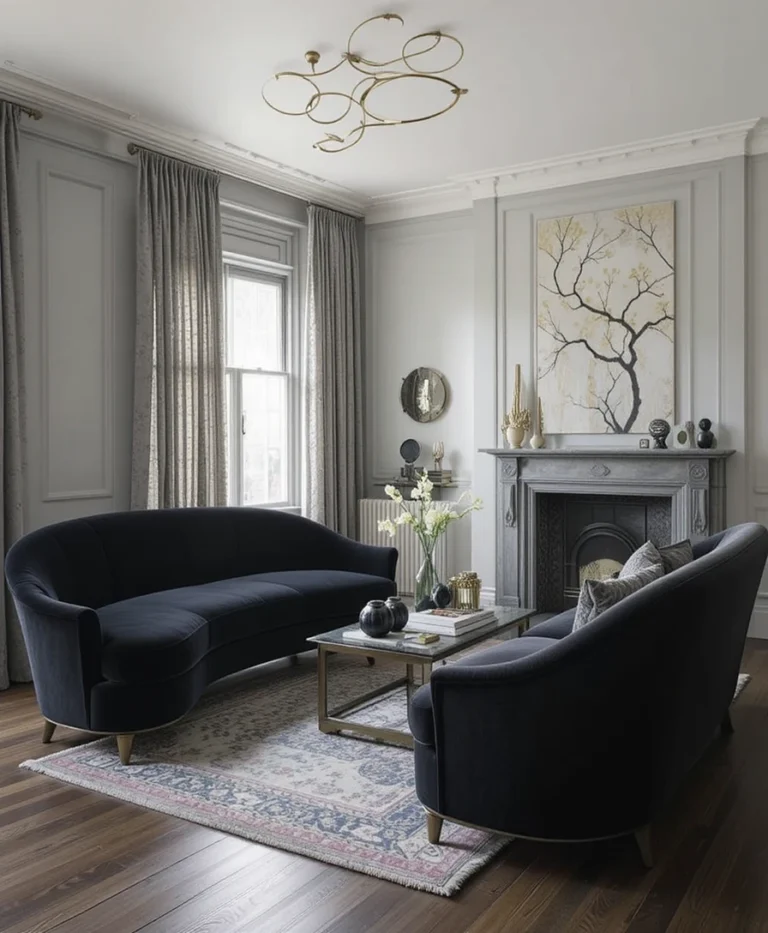 Black Nouveau Decor