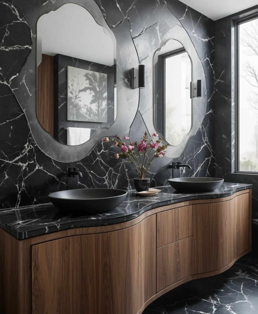 Black Nouveau Decor