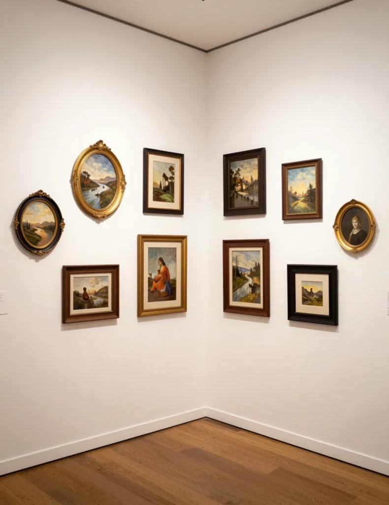 Corner Wall Gallery Ideas