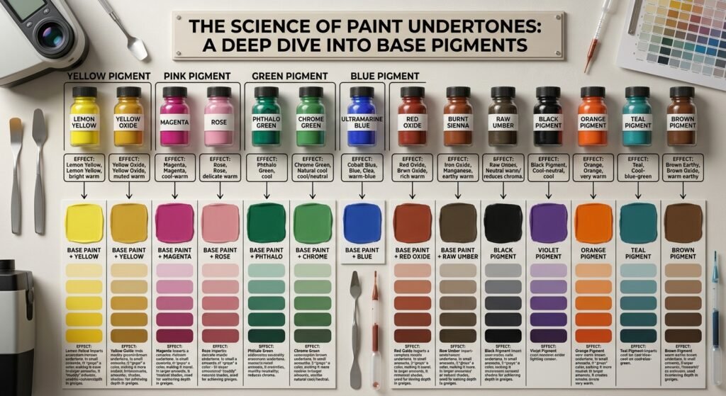Under tone paints and their different shades