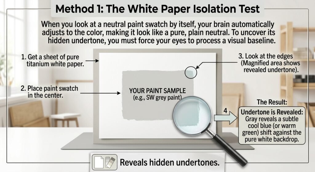 White paper Isolation test method to determine hidden undertones of the paint